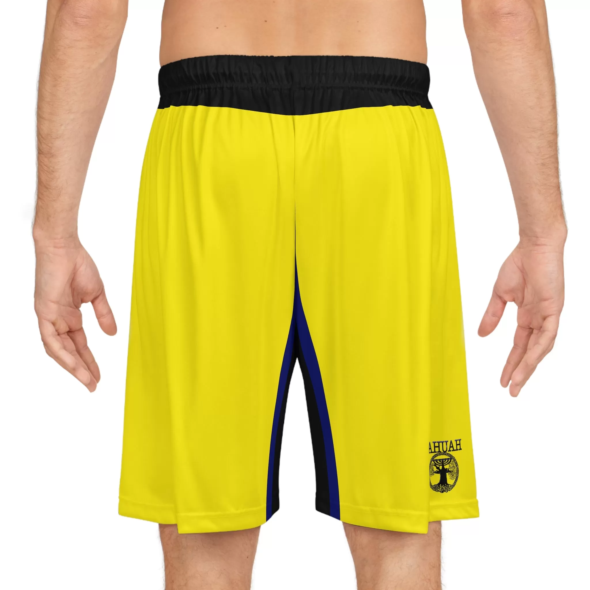 Yahuah-Name Above All Names 02-01 Men's Designer Basketball Shorts