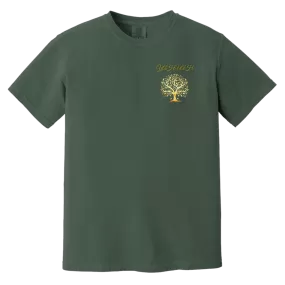 Yahuah-Tree of Life 01 Men's Designer Heavyweight Garment Dyed T-shirt (7 colors)