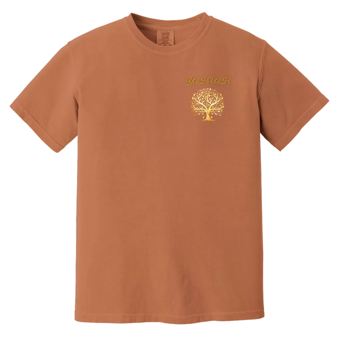 Yahuah-Tree of Life 01 Men's Designer Heavyweight Garment Dyed T-shirt (7 colors)