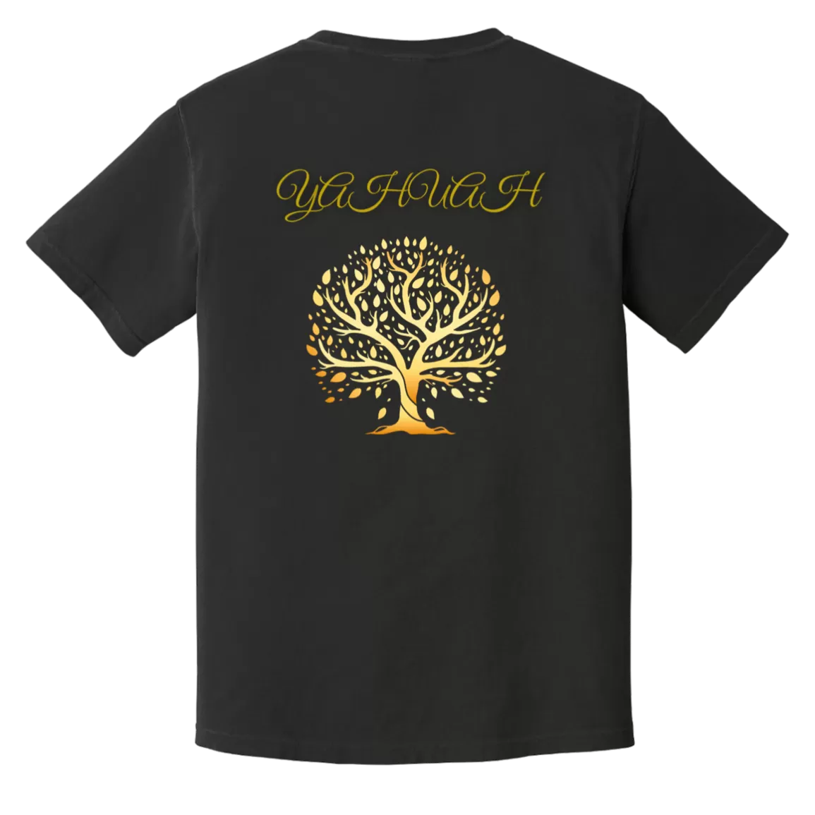 Yahuah-Tree of Life 01 Men's Designer Heavyweight Garment Dyed T-shirt (7 colors)