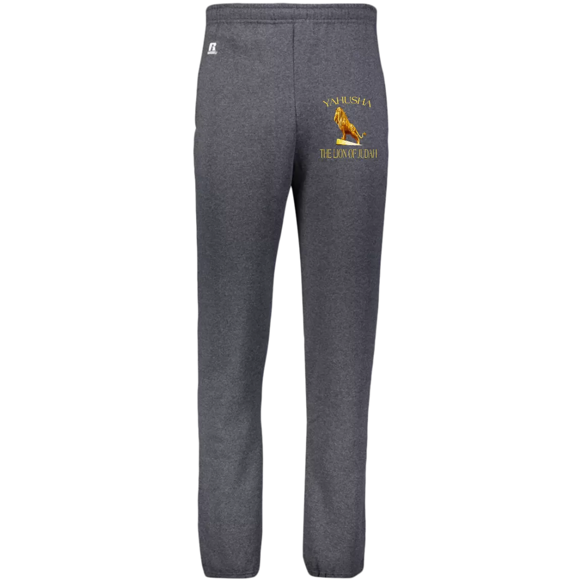 Yahusha-The Lion of Judah 01 Men's Designer Dri-Power Closed Bottom Joggers with Pockets (3 colors)