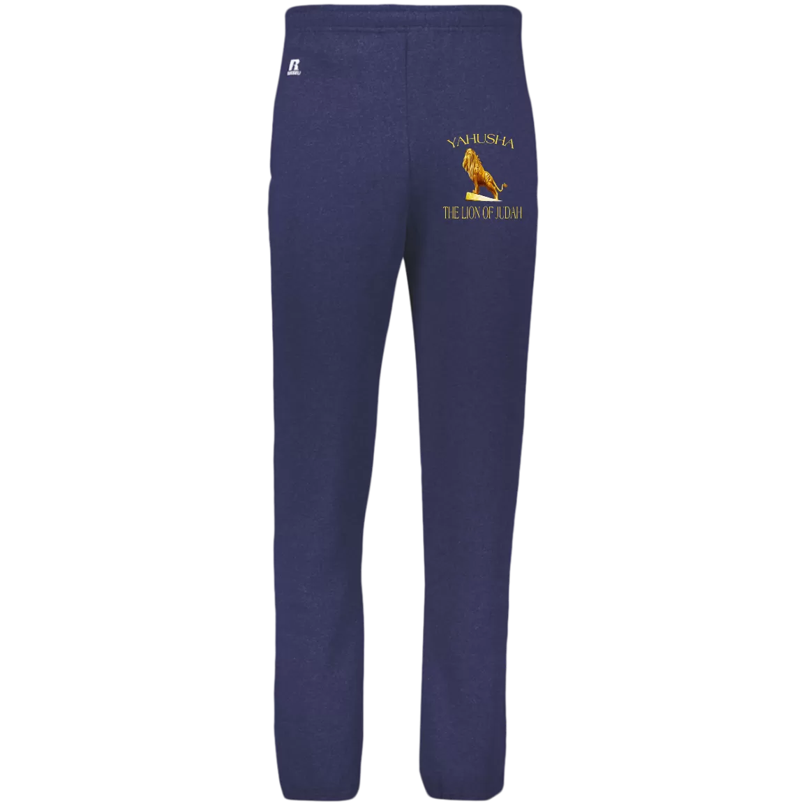 Yahusha-The Lion of Judah 01 Men's Designer Dri-Power Closed Bottom Joggers with Pockets (3 colors)