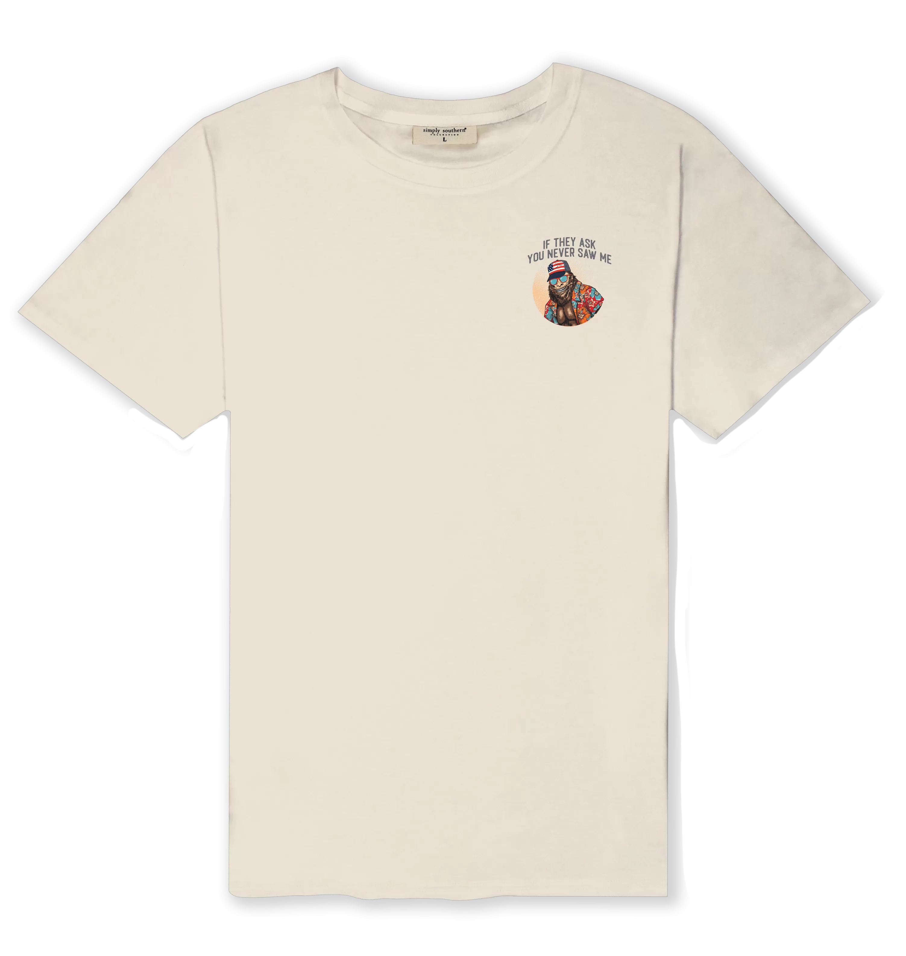 'You Never Saw Me' Bigfoot Short Sleeve Men's Tee by Simply Southern