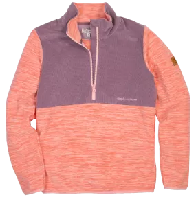 Youth Simply Cordy Corduroy Pull Over by Simply Southern - Coral