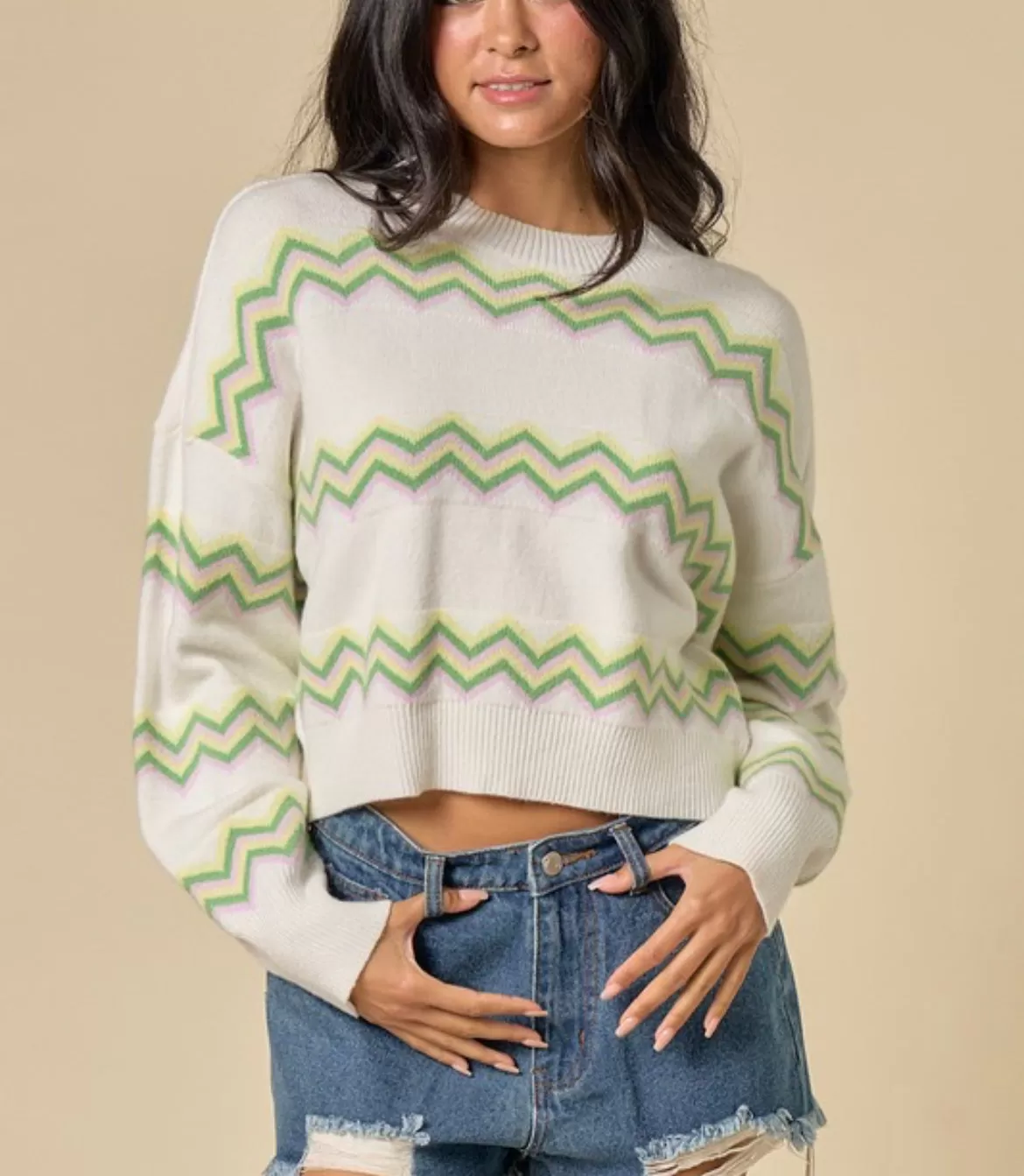 Zig zag sweater